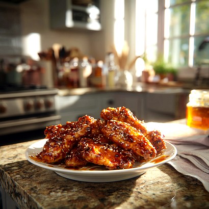 Crispy Soy Honey Garlic Wings