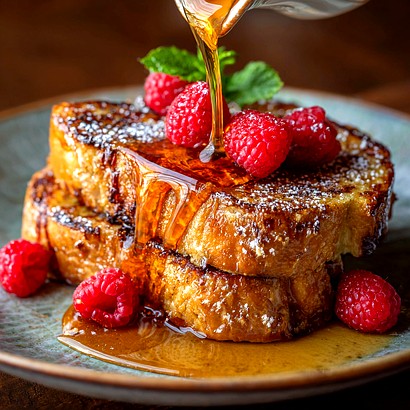 French Toast w/ Whiskey Glaze