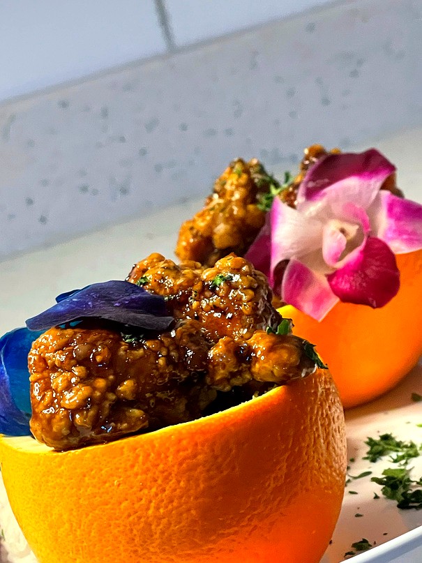 Orange Chicken Cups